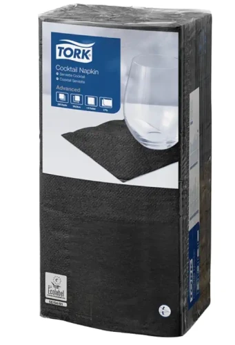 serwetka 24x24cm czarna 477829 opakowanie 200 szt.webp