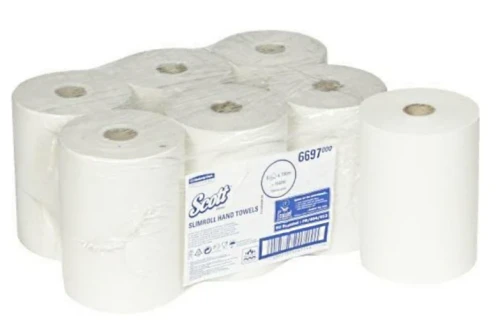 Scott® Slimroll™ papierowe ręczniki-ściereczki-białe 190m-6697.webp