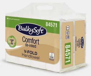 Ręcznik ZZ V-fold 3000 listków 24x21 biały de-inked Comfort