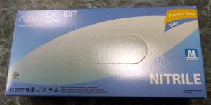 Rękawice Nitrylowe Grube Długie Wzmacniane Opakowanie 100 sztuk 8%VAT