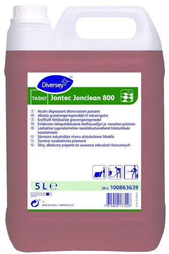 Taski Jontec Jonclean 800 5l - alkaliczny płyn do zwulkanizowanej gumy i odtłuszczania.webp