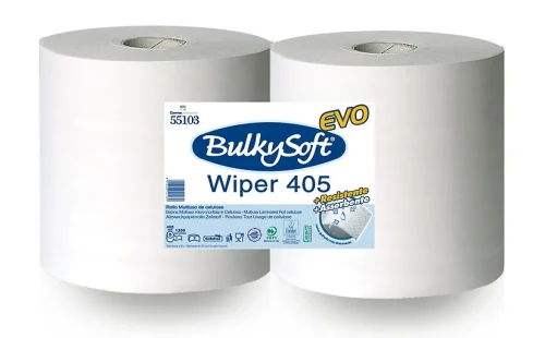 Czyściwo przemysłowe białe  dwu warstwowe 405m celuloza BulkySoft Classic.webp