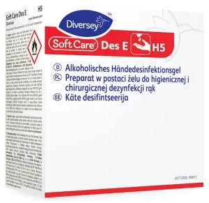 Soft Care Des E H5 800ml dezynfekcja rąk alkoholem etylowym