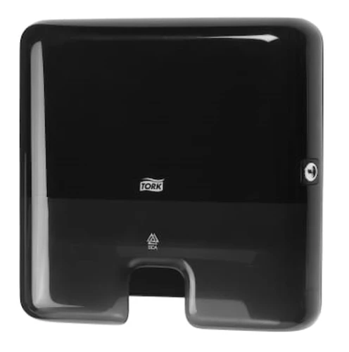 Dozownik Tork Mini na wielopanelowy ręcznik X-press H2 czarny.webp