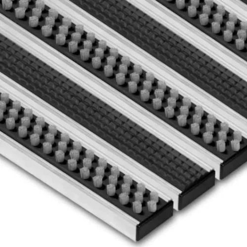 Wycieraczka Aluminiowa Systemowa -Algumata-Typ 17-19mm szczotkowym i gumowym wkładem.webp