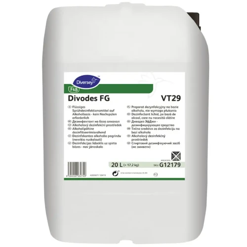 g12179 Divodes FG VT29 20L - preparat dezynfekcyjny na bazie alkoholu, nie wymaga płukania.webp