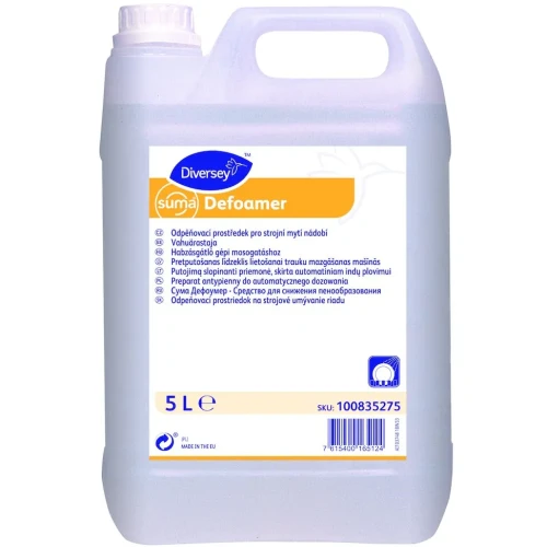 100835275 Suma Defoamer 5L - preparat antypienny do automatycznego dozowania w procesie maszynowego mycia naczyń.webp