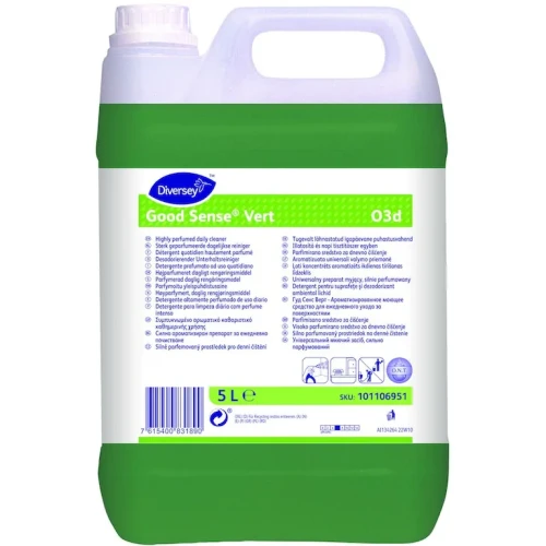 101106951 Good Sense Vert O3d 5L - Uniwersalny preparat myjący, silnie perfumowany.webp