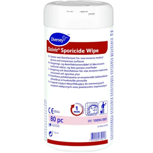 100941883 Oxivir Sporocide Wipe - chusteczki dezynfekujące bez alkoholu.webp