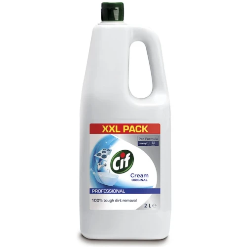 101101883 Cif Pro Formula Cream 6x2L - mleczko do czyszczenia mocno zabrudzonych powierzchni.webp